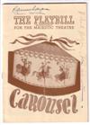 CAROUSEL. Two Playbills Signed or Inscribed on the cover,